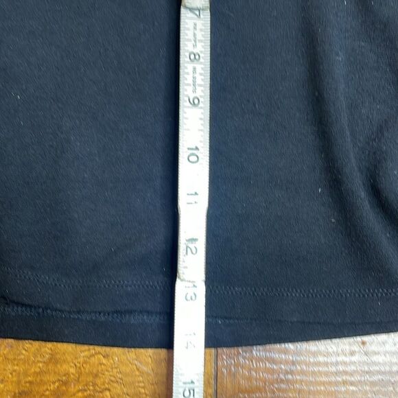 Forever 21 Black Cottony Stretchy Skater mini skirt medium - Picture 4 of 5